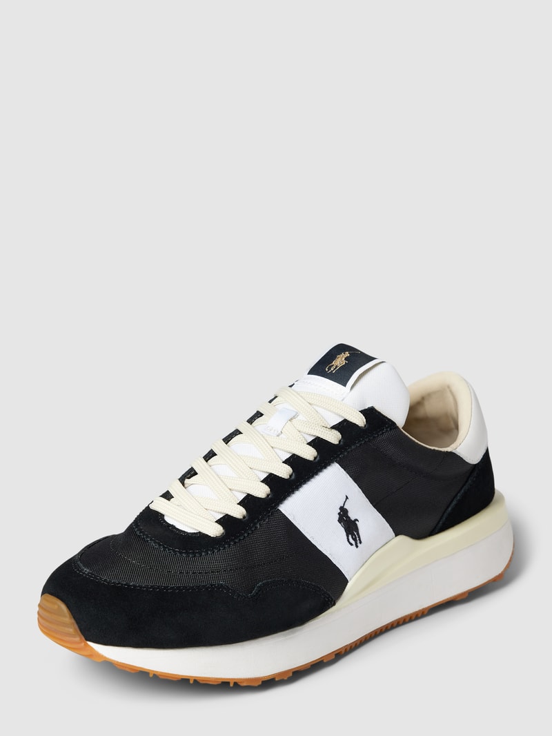 Sneaker mit Label-Details in weiß