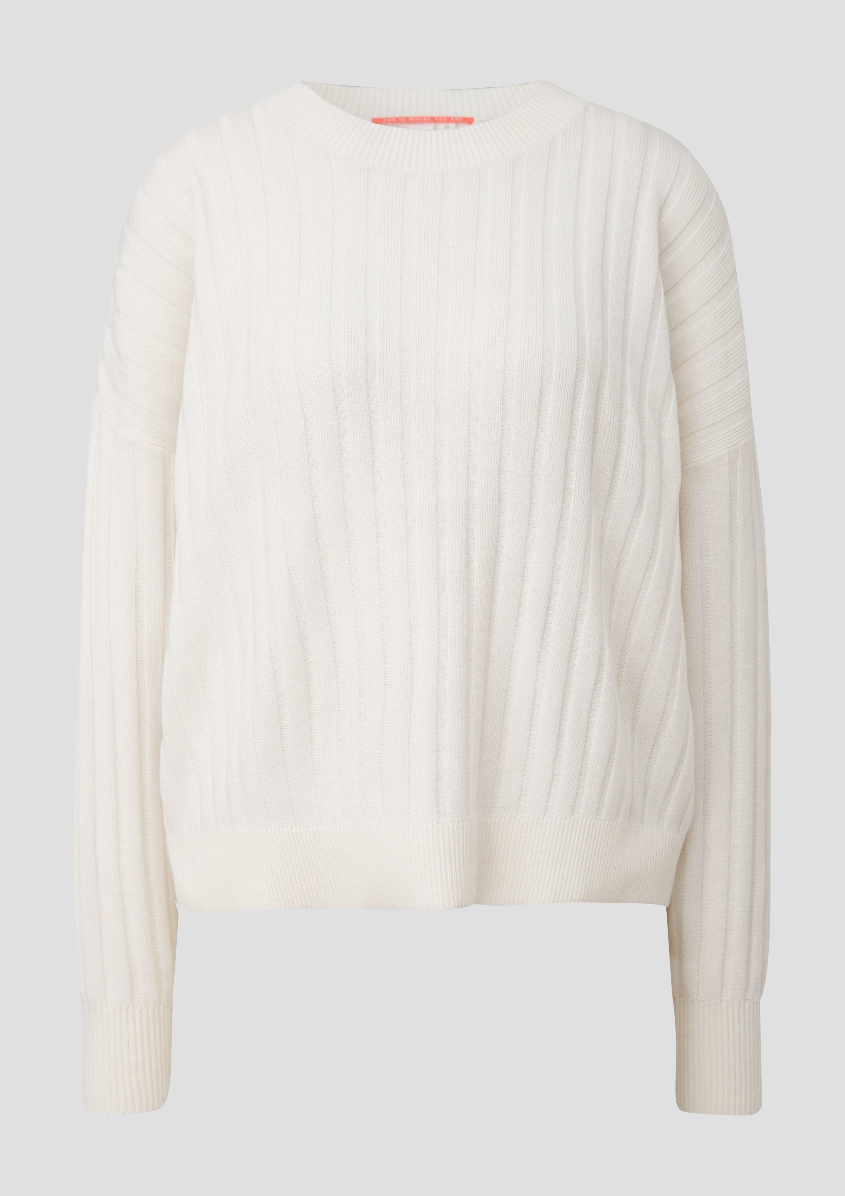Weicher Strickpullover aus Baumwollmix  2140610-0200