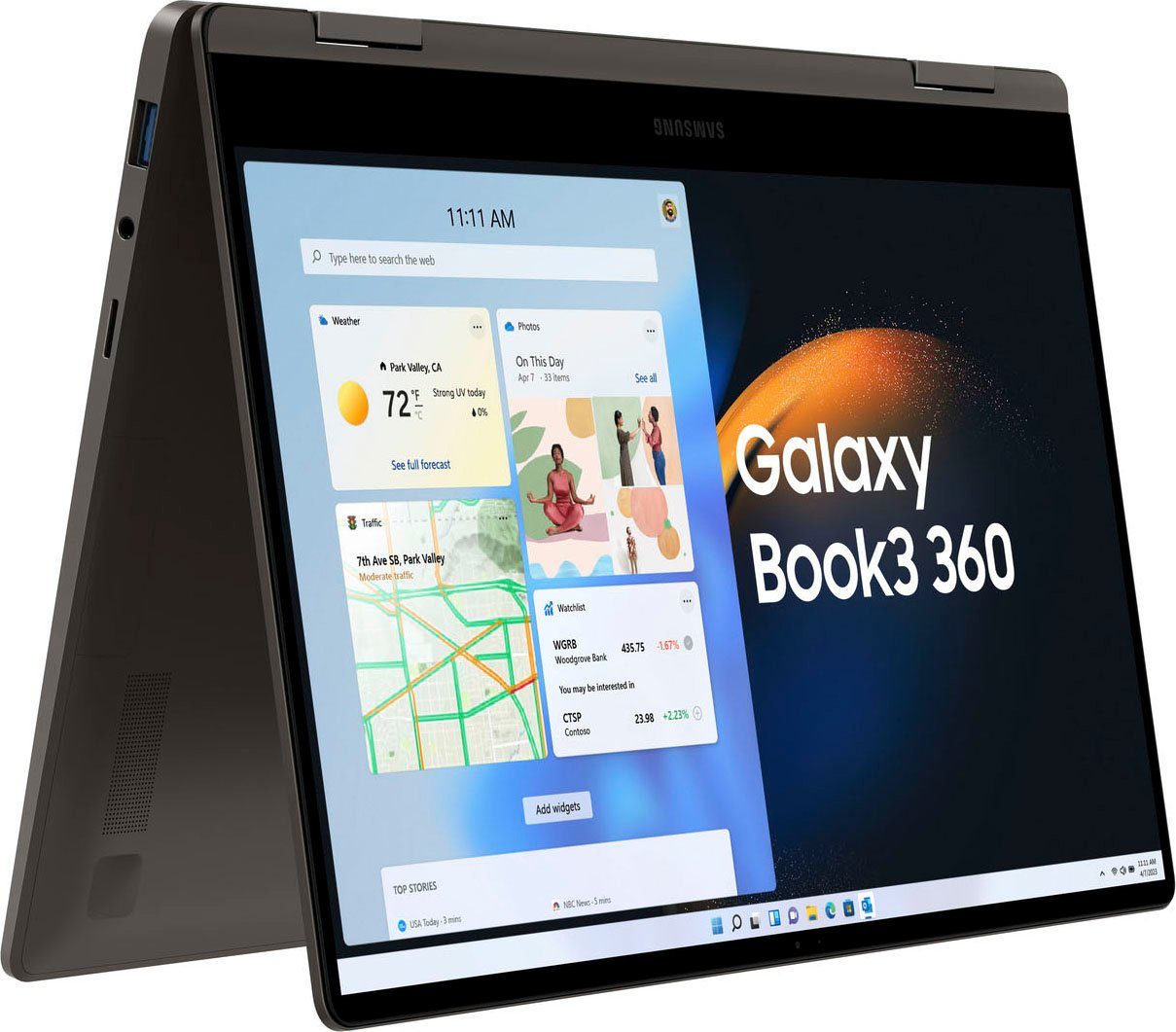 Samsung Galaxy Book3 360 Notebook (33,78 cm/13,3 Zoll, Intel Core i7 1360P, Iris Xe Graphics, 1000 GB SSD)