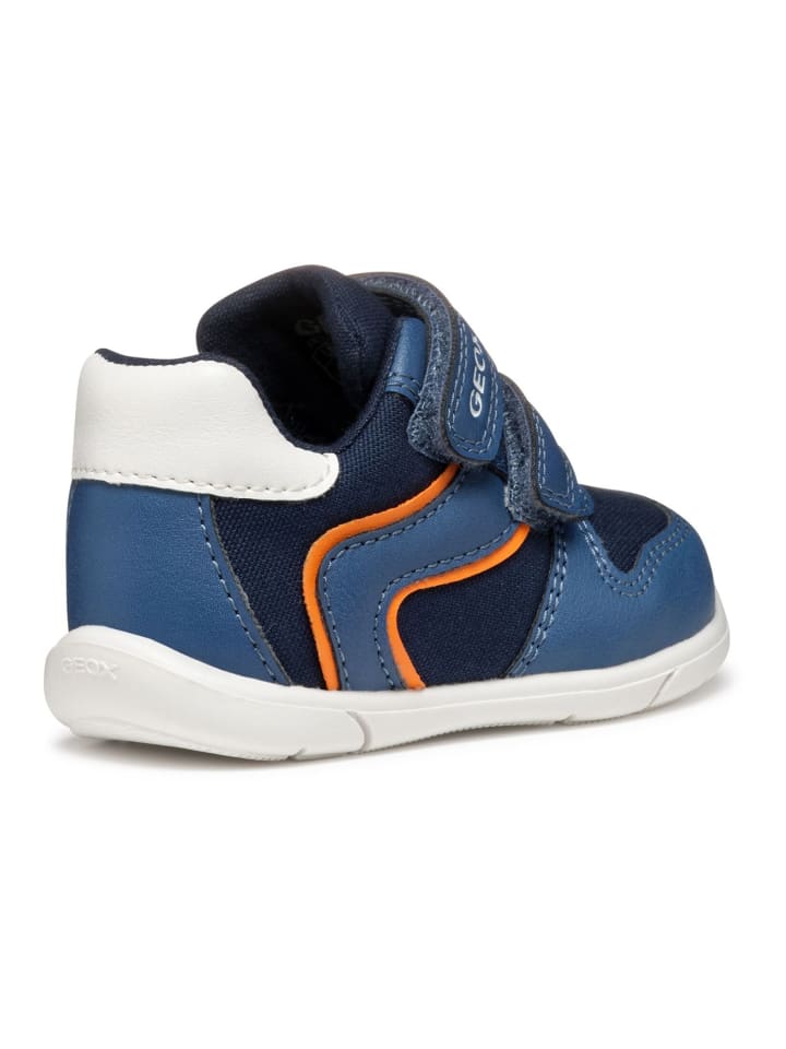 Geox Halbschuhe in Blau/Orange günstig kaufen