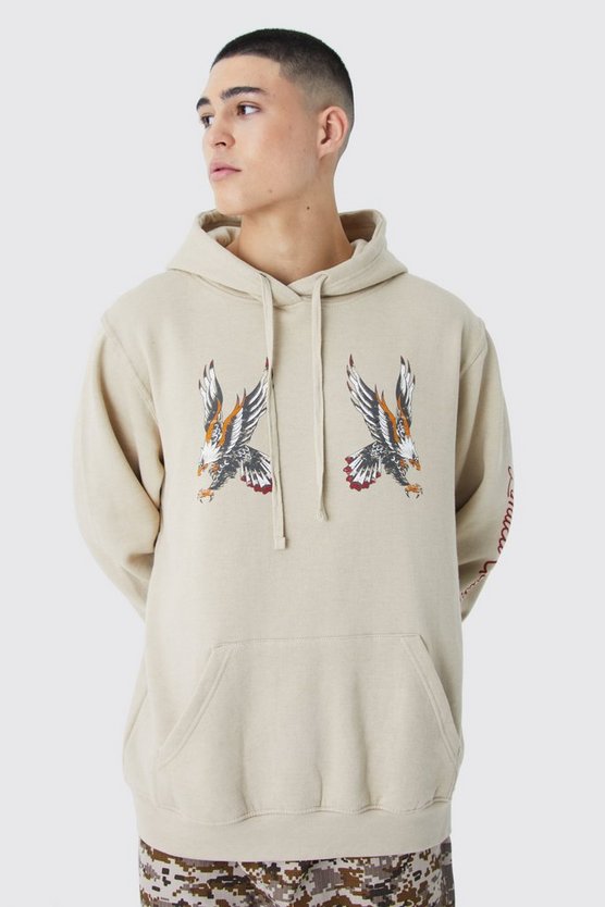 Oversize Hoodie mit Limited Edition Print