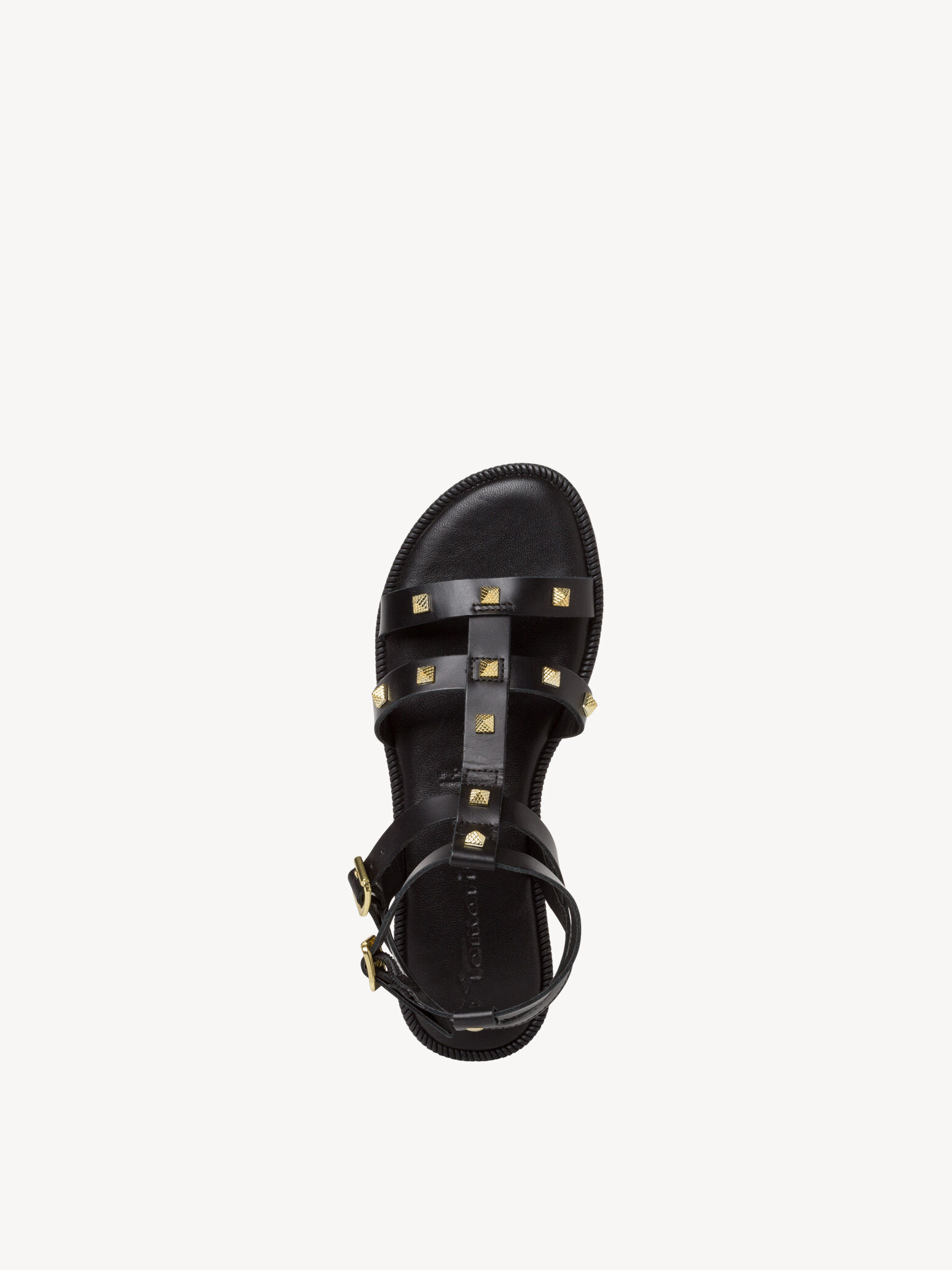 Sandale en cuir - noir