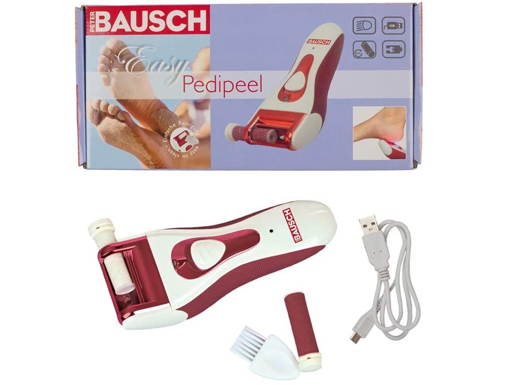 PEBARO Peter Bausch - EasyPedipeel – Hornhautschleifgerät mit ergonomischem Handgriff