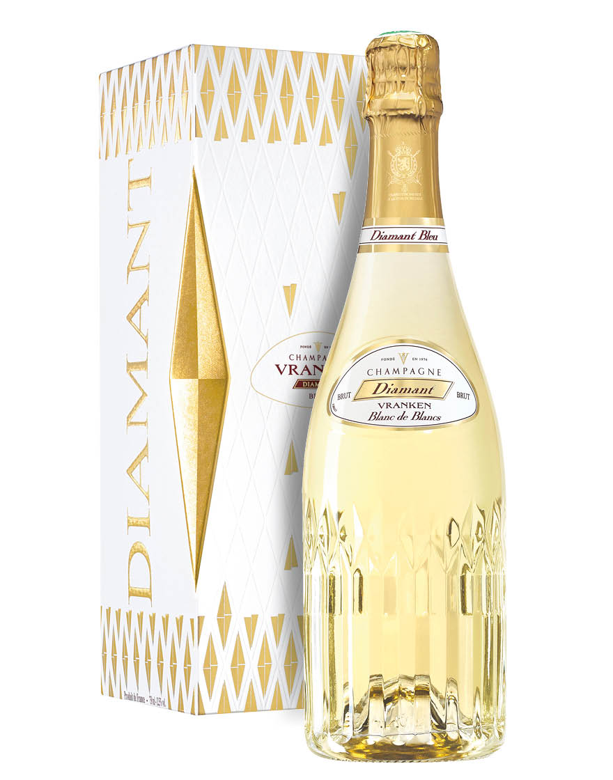 Champagne AOC Brut Cuvée Diamant Blanc de Blancs Vranken 0,75 ℓ, En Étui