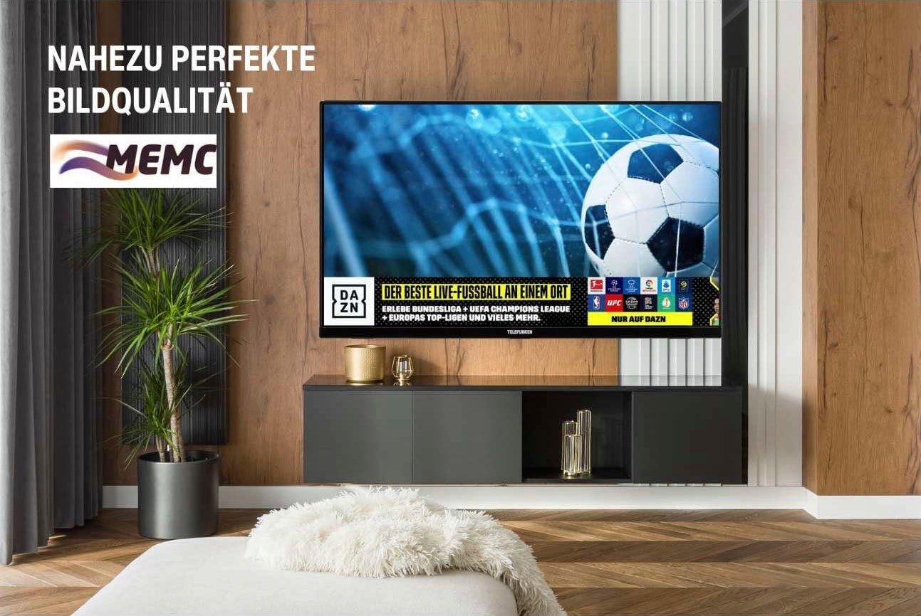 Telefunken D43V950M2CWH LED-Fernseher (108 cm/43 Zoll, 4K Ultra HD, Smart-TV, Dolby Atmos,USB-Recording,Google Assistent,Android-TV)
