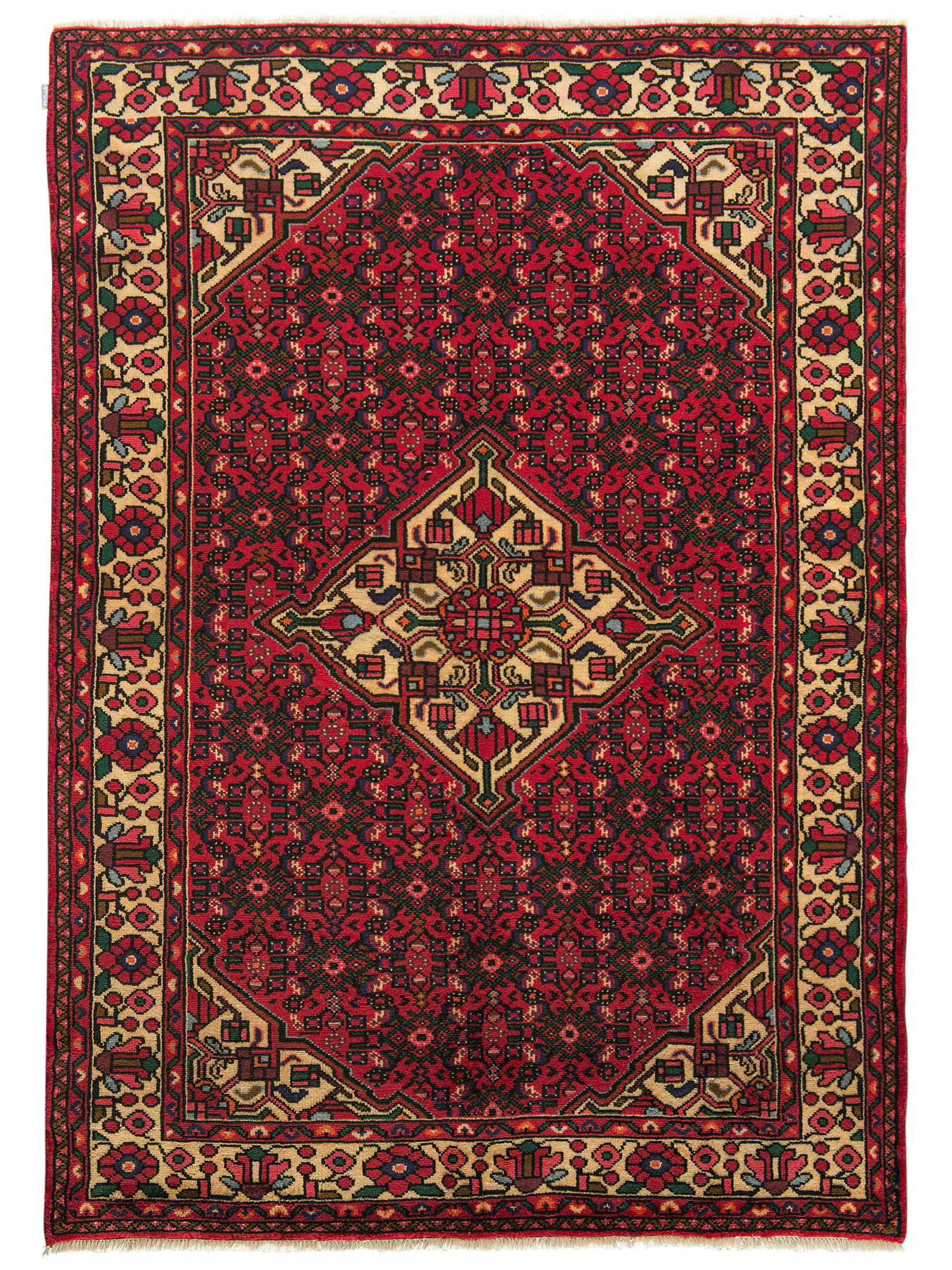Hosseinabad Hamadan ca. 140 x 200 cm, Unikat / Einzelstück