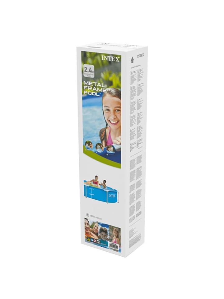 Intex Rundpool Metal Frame Ø 244 x 51 cm in Blau ab 6 Jahre günstig kaufen onesize