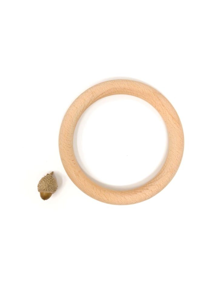 Grapat 3tlg. Set: Große Holzringe in braun günstig kaufen onesize