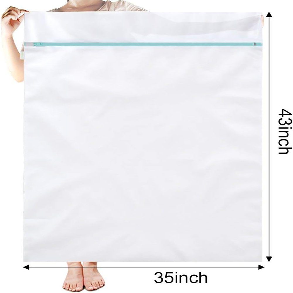 Einemgeld Wäschesäckchen 2 Pcs Wäschesäcke Groß, 90x110cm, für Waschmaschine Wiederverwendbare