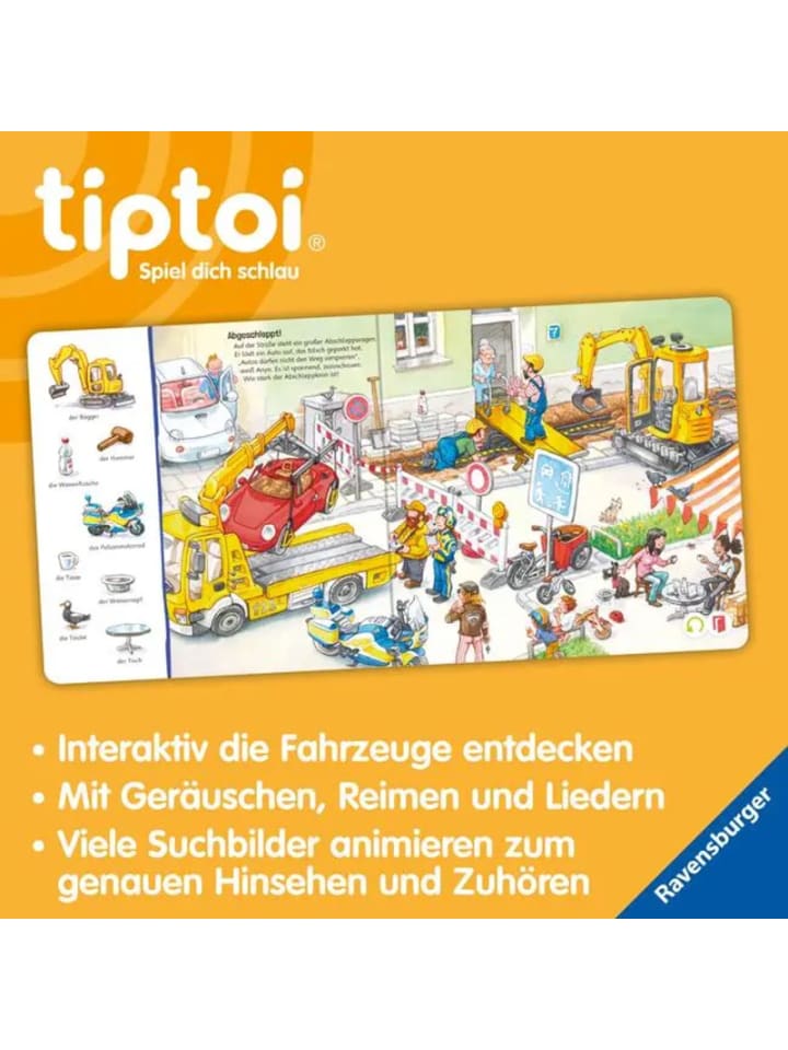 Ravensburger tiptoi® Suchen und Entdecken - Fahrzeuge günstig kaufen onesize