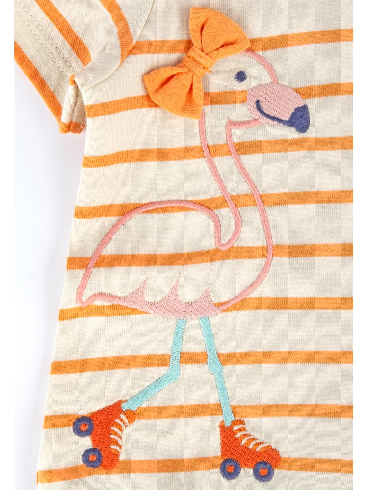 Sigikid Kleid Wild Flamingo in creme/orange/blau günstig kaufen
