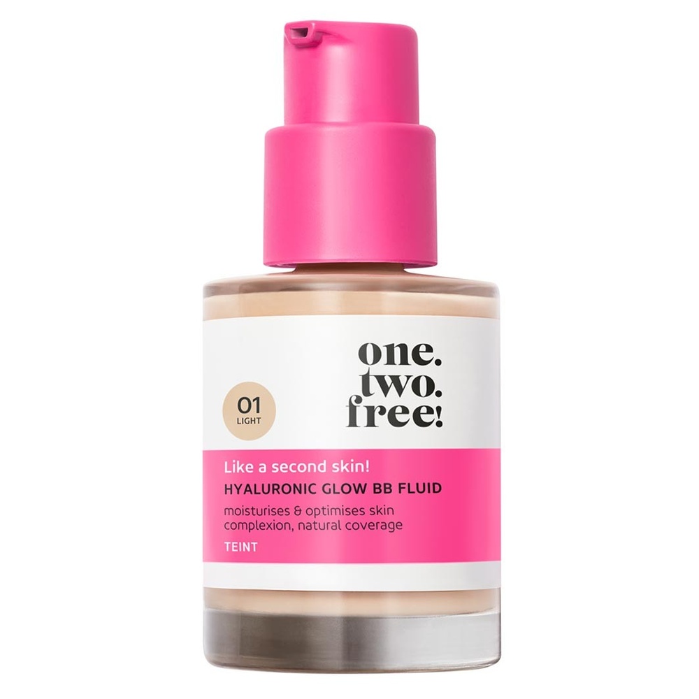 one.two.free! Hyaluronic Glow BB Fluid 30ml Fluide hydratant teinté