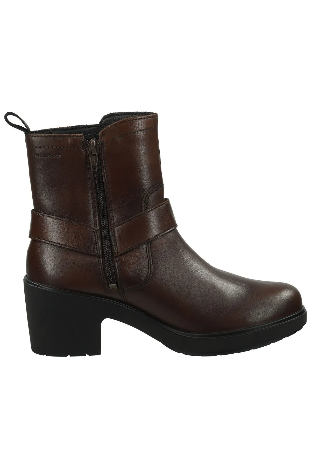 Ecco  Stiefelette - Braun - Blockabsatz