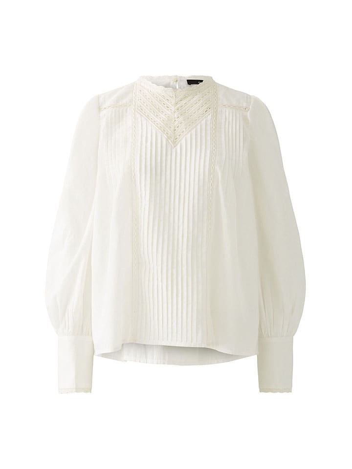 Oui Bluse in Weiß günstig kaufen