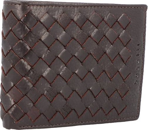 bugatti Woven Geldbörse Leder 13 cm