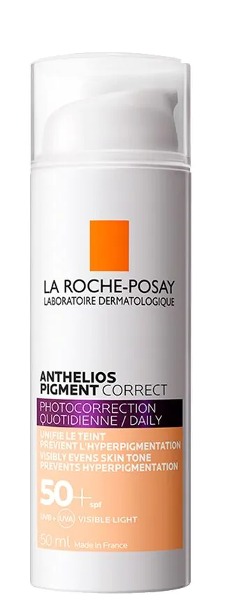 La Roche-Posay Anthelios Pigment Correct SPF50 getinte zonnebrandcrème