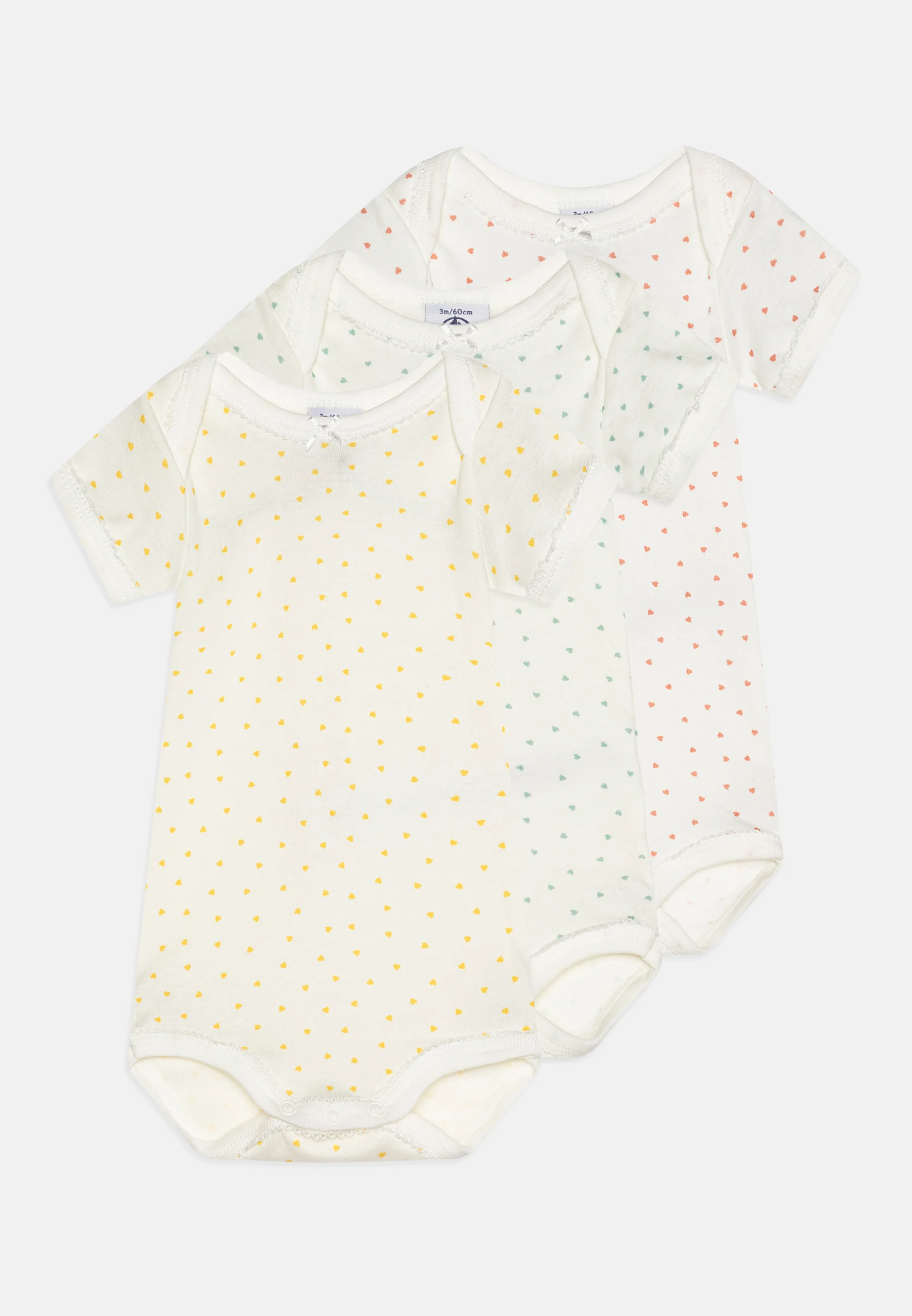 Petit Bateau BABY UNISEX 3 PACK - Body