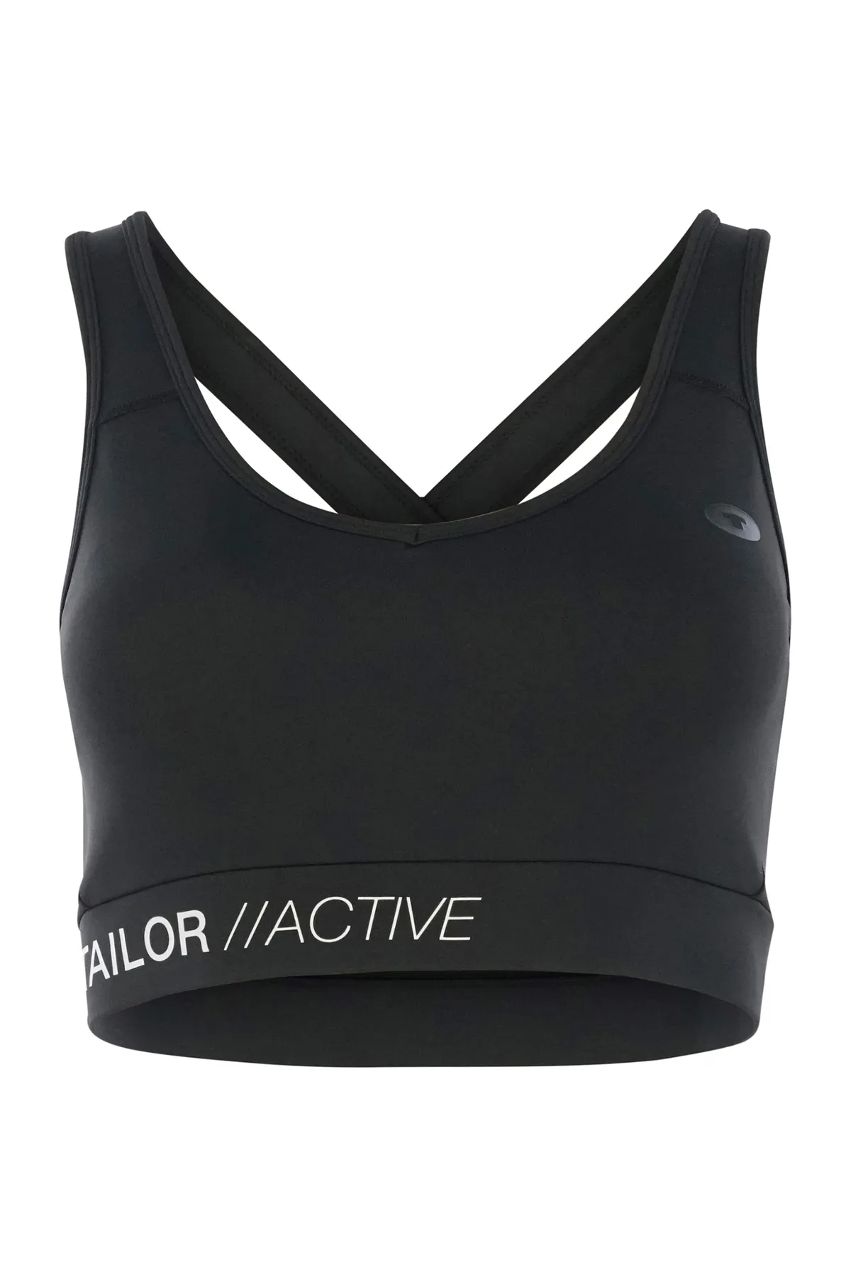 Tom Tailor  Sport-BH - Schwarz - Unifarben