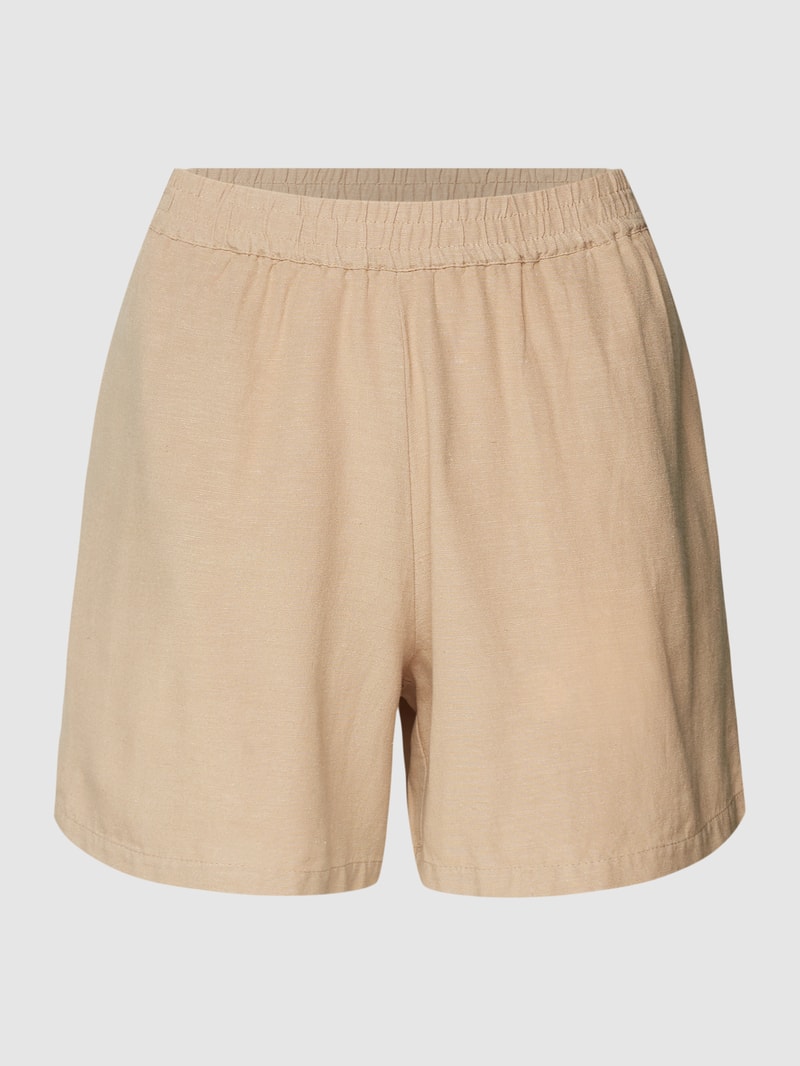 Sweatshorts mit elastischem Bund Modell 'MILANO' in sand