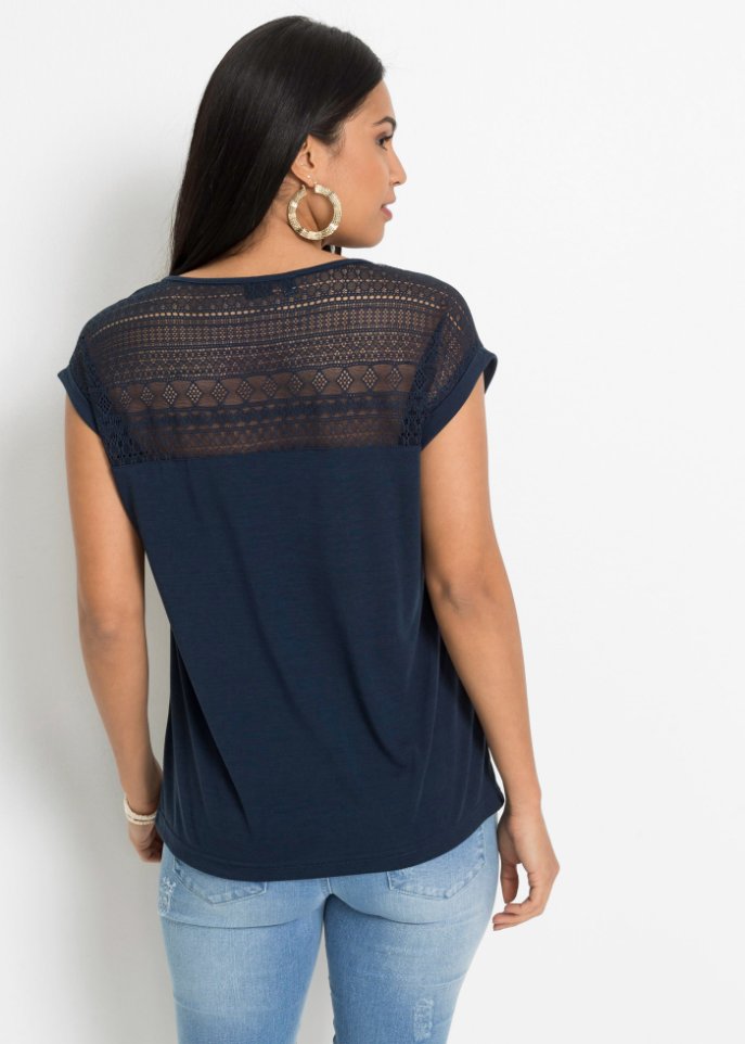 Shirt mit Spitze
