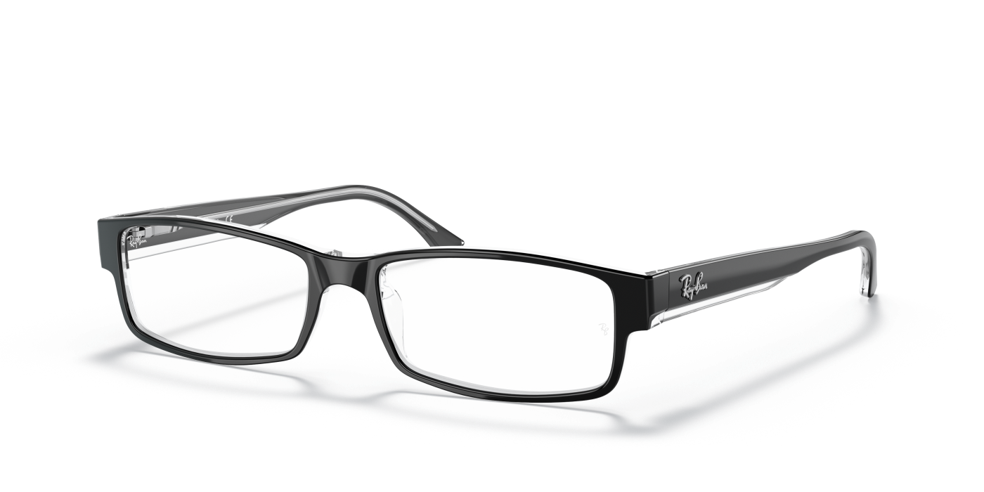 RB5114 OPTICS - Negru lucios pe transparent