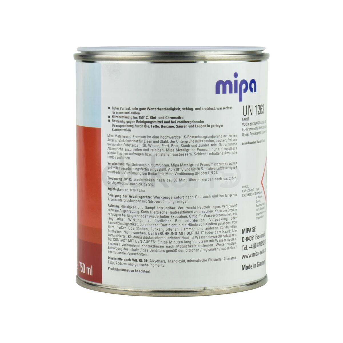 Mipa Metallgrund Premium grau 750ml