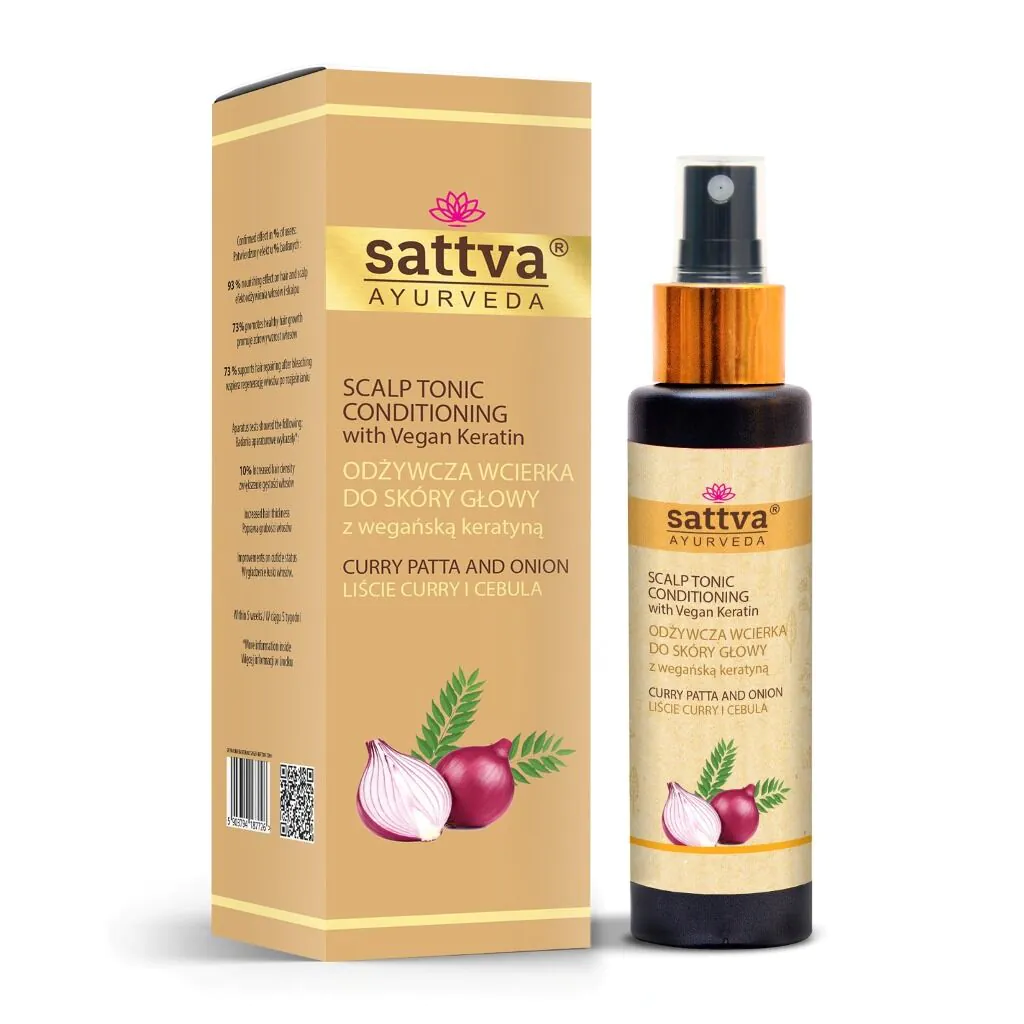 Sattva Ayurveda losion za hranjivu njegu vlasišta s listovima karija i lukom 100 ml