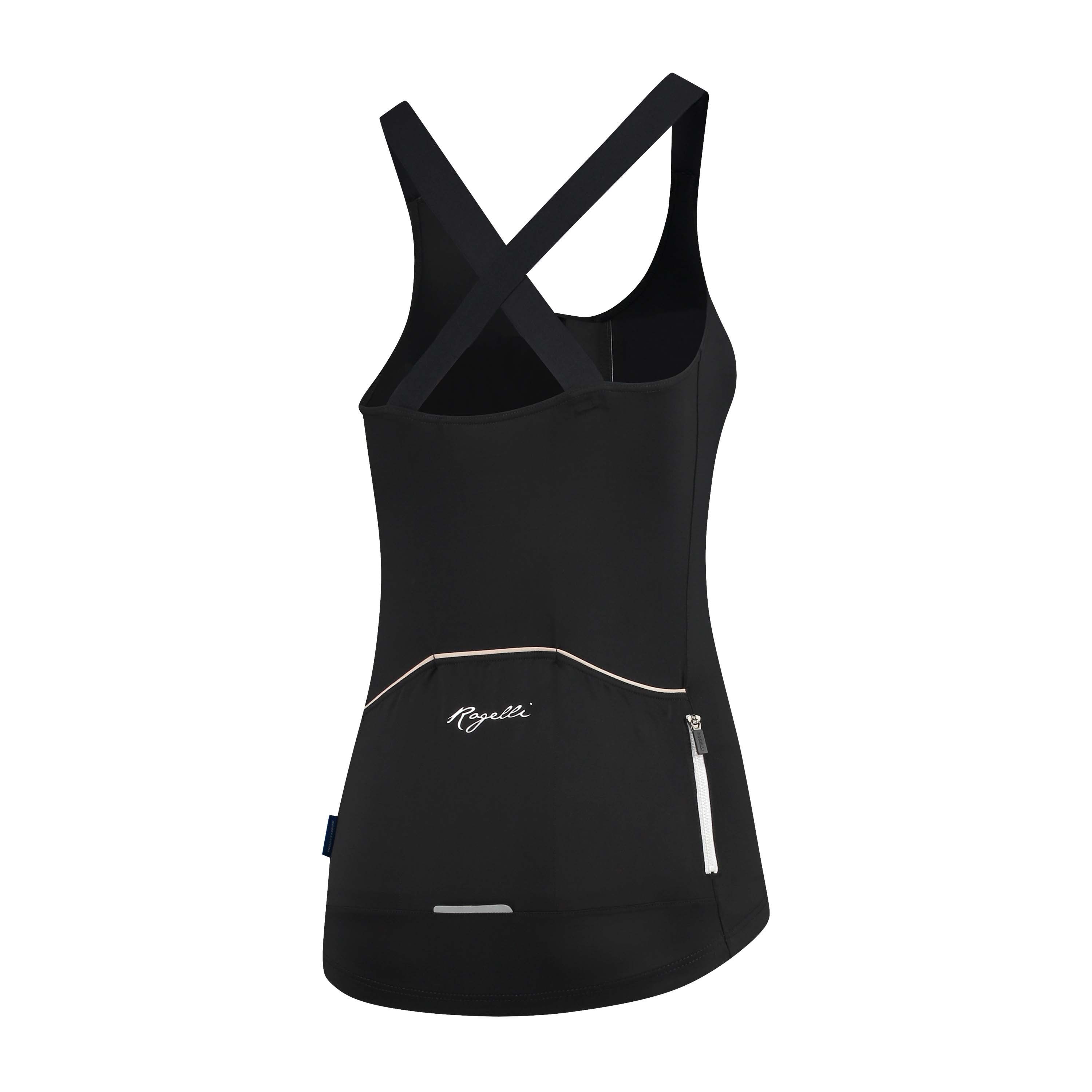 Rogelli Twist Schwarz/Weiß Damen Radtrikot Ärmellos