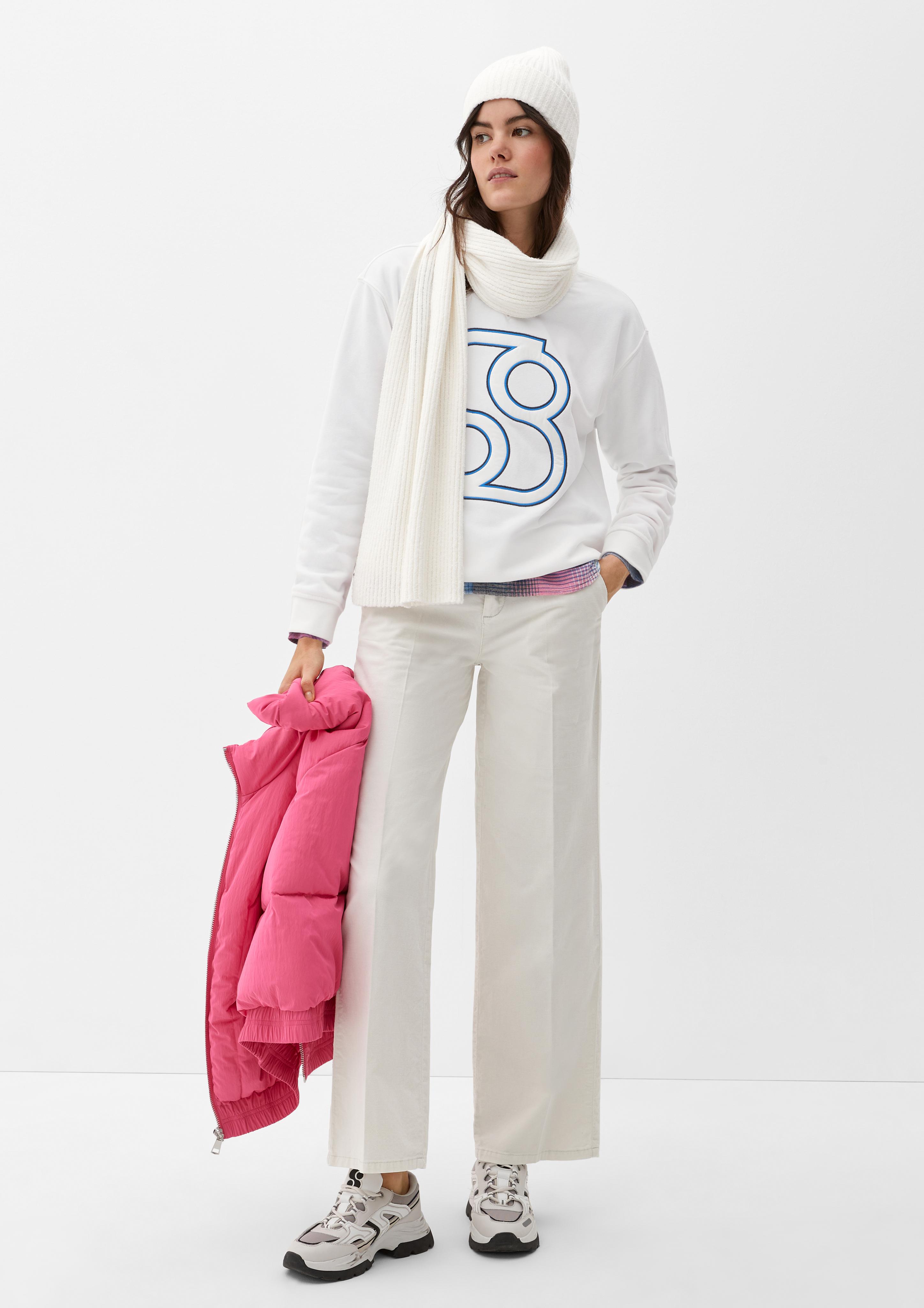 Sweatshirt mit Label-Stickerei  2126237-02D1