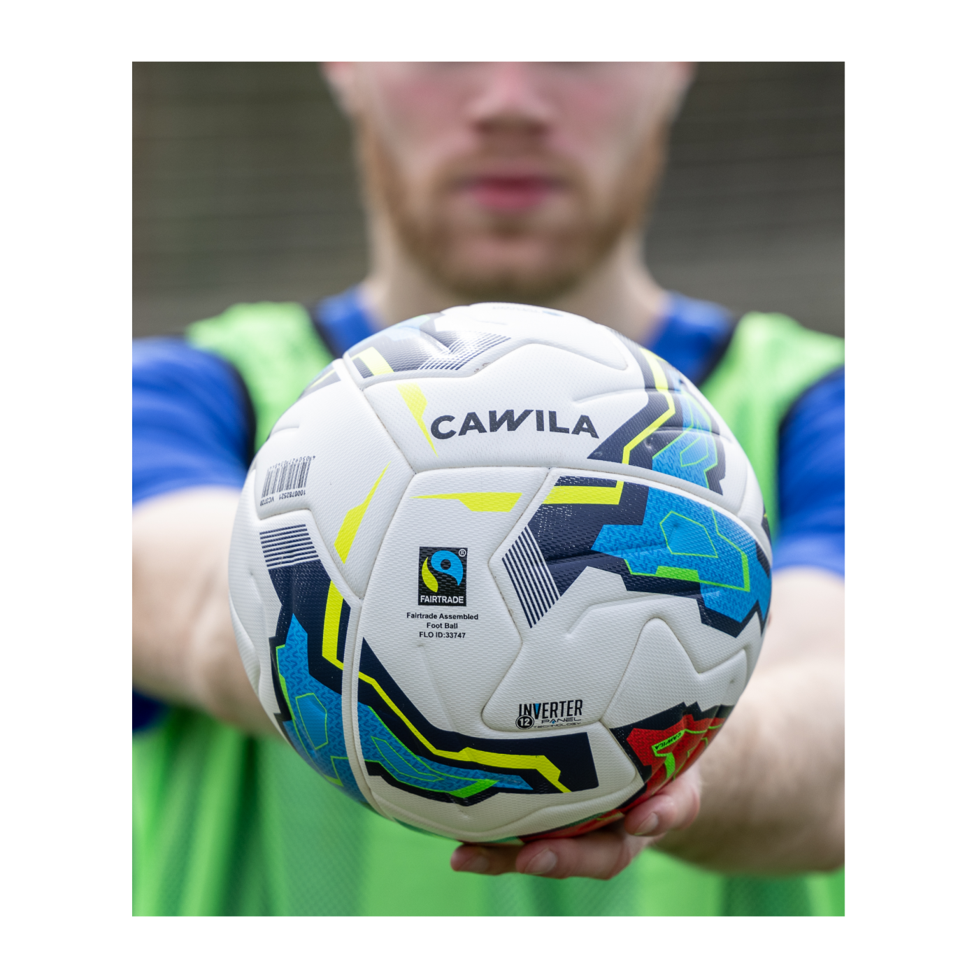 Cawila MISSION INVERTER Fairtrade Spielball Gr. 5 Weiss