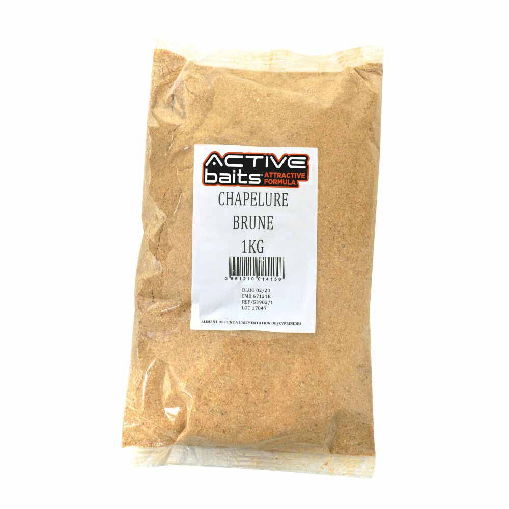 Flour for coarse fishing, active baits, brown breadcrumbs, 1kg