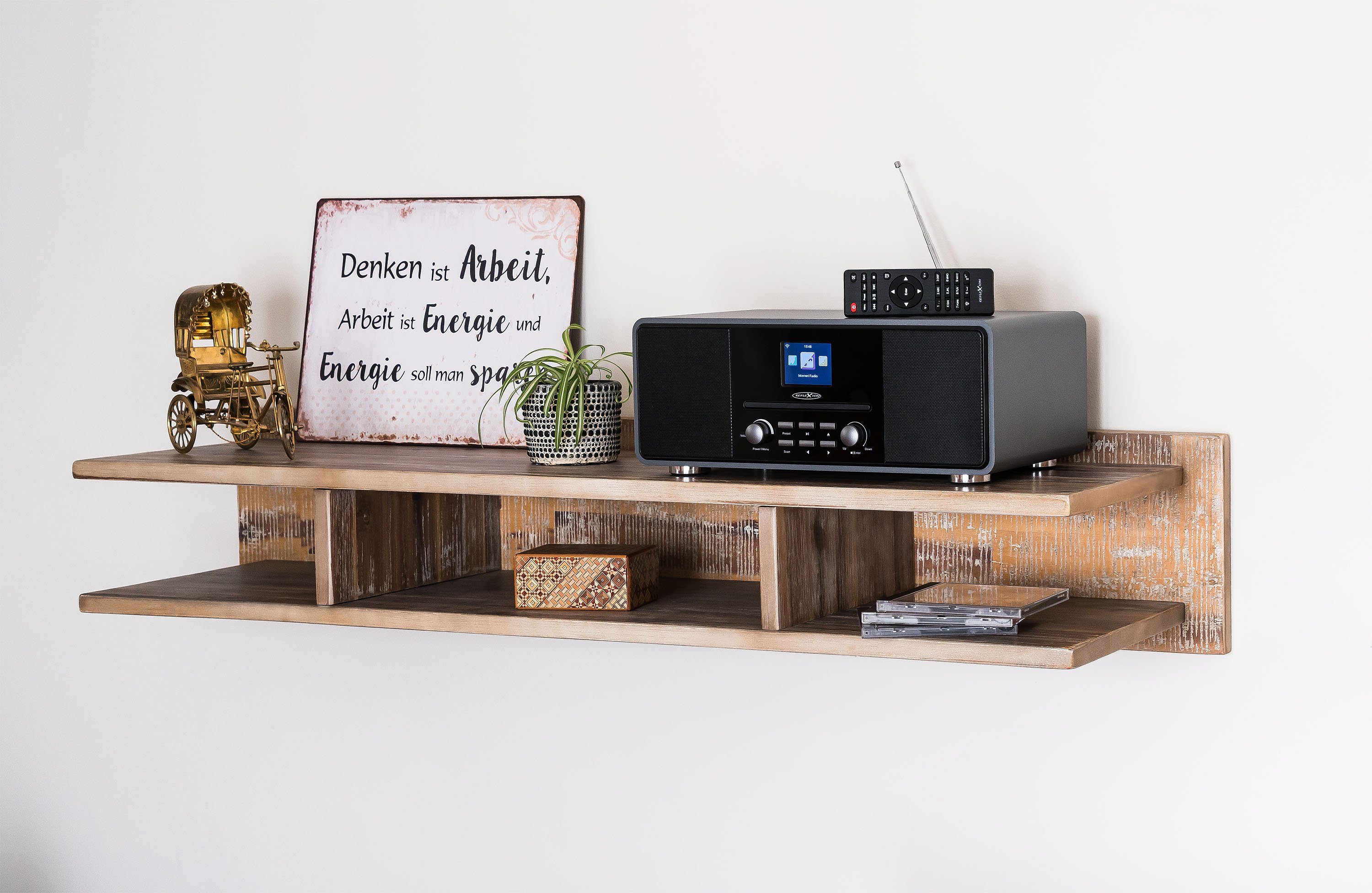 Reflexion HRA19INT Internet-Radio (Digitalradio (DAB), 160 W, 2,4