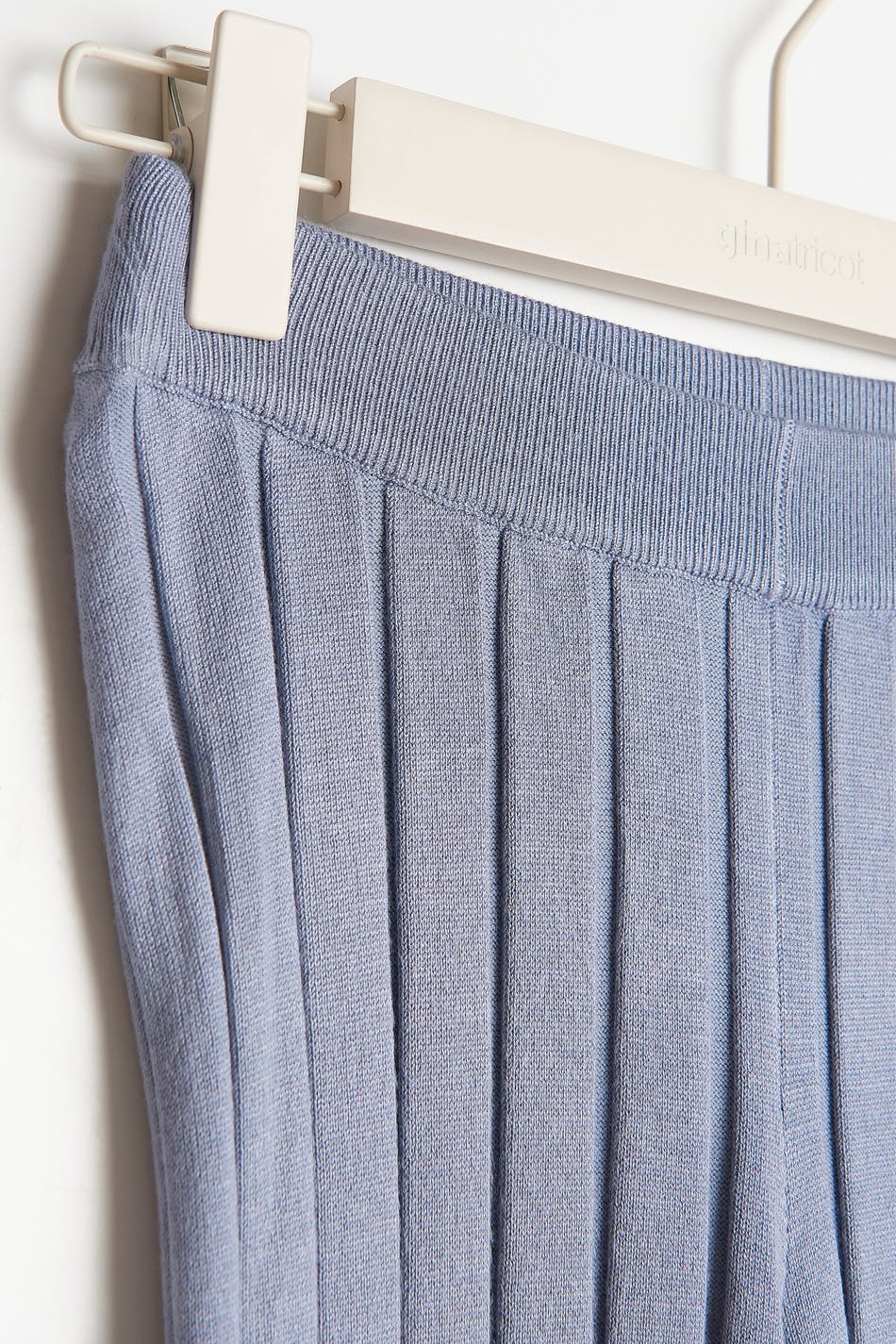 Y knitted rib trousers