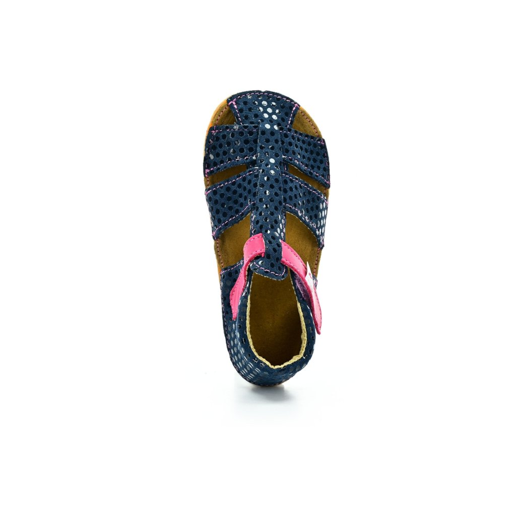 Ef Granat Kropki Barfußsandalen