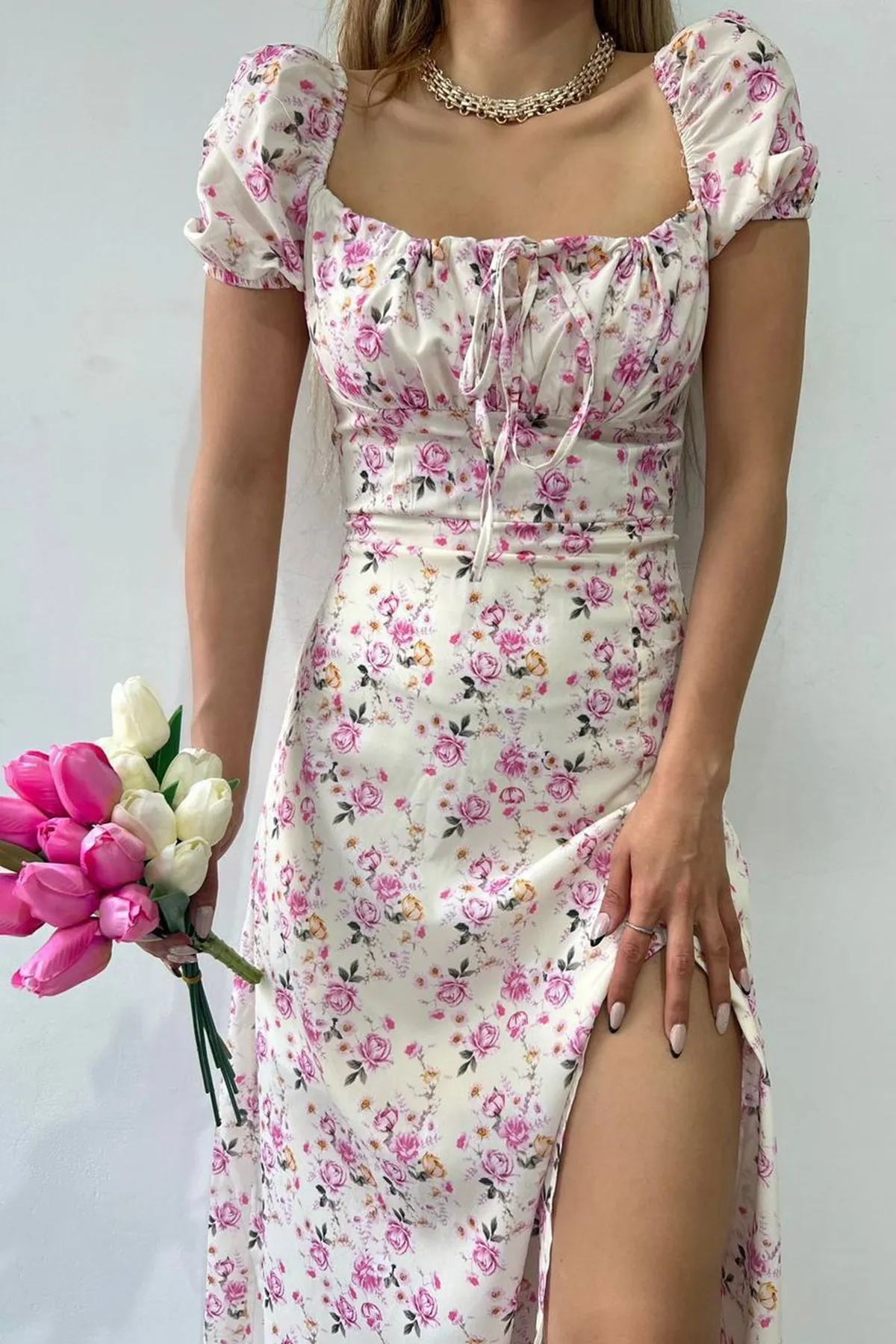 lovebox  Kleid - Beige - A-Linie