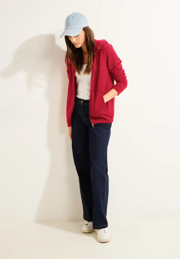 CECIL Cooler Cardigan mit Kapuze