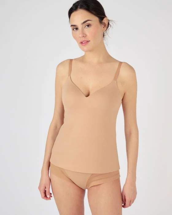 Caraco invisible by Damart avec brassière intégrée
