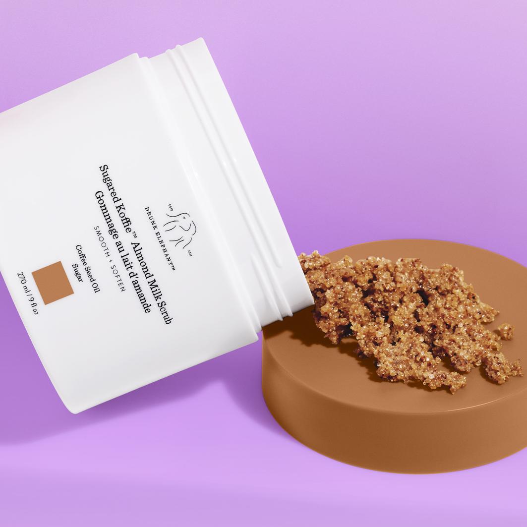 Sugared Koffie Almond Milk Scrub