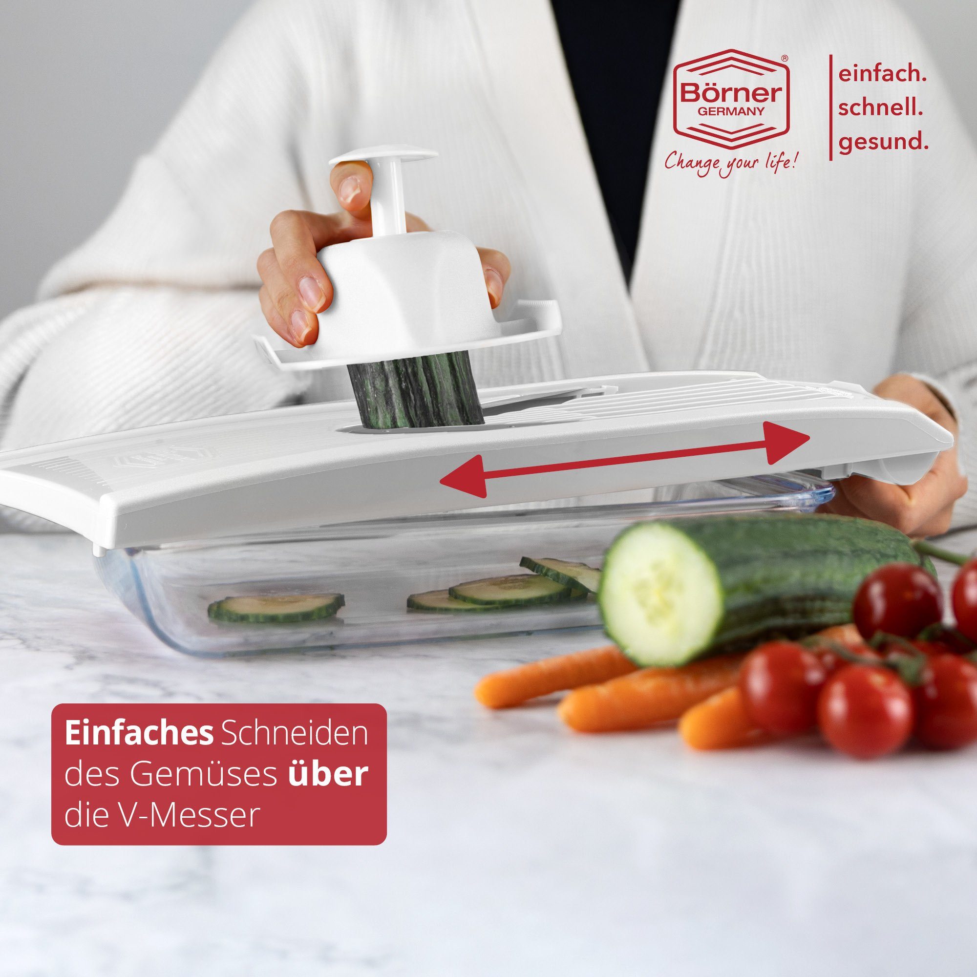 Börner Gemüsehobel Gemüsehobel V1 ClassicLine Basis Set