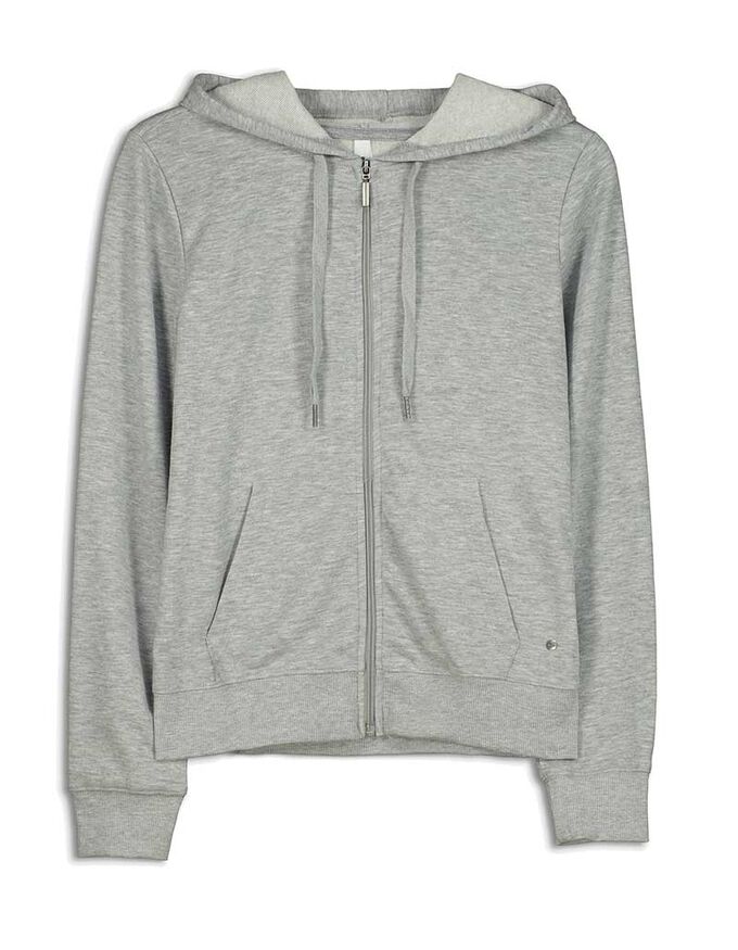 Sweatjacke - Kapuze mit Tunnelzug