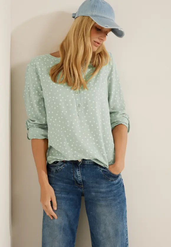 CECIL Bluse mit Punktemuster