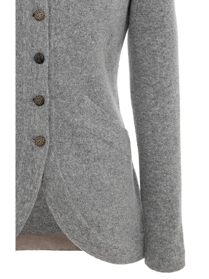 AlpSpur Strickjacke LISA11 in grau günstig kaufen