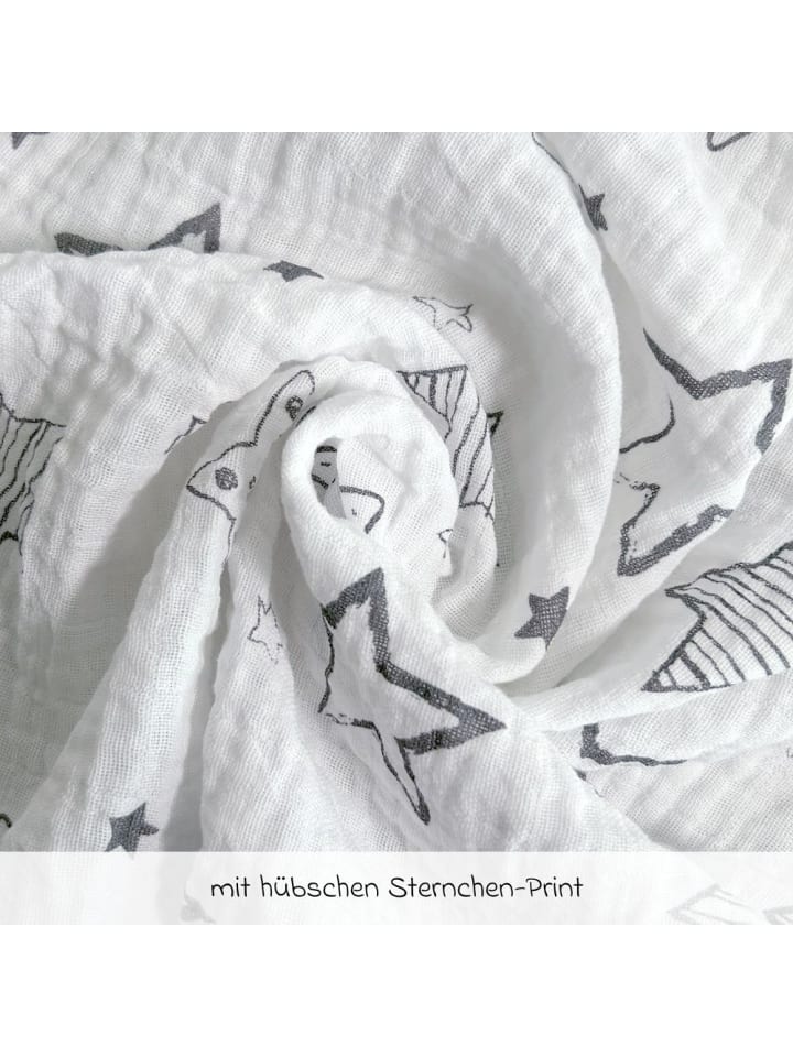 Makian Mullwindel / Mulltuch 4er Pack 70 x 70 cm - Sterne günstig kaufen onesize