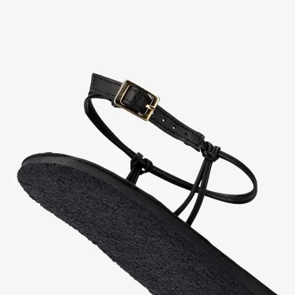 Groundies Cadiz Black Barfußsandalen