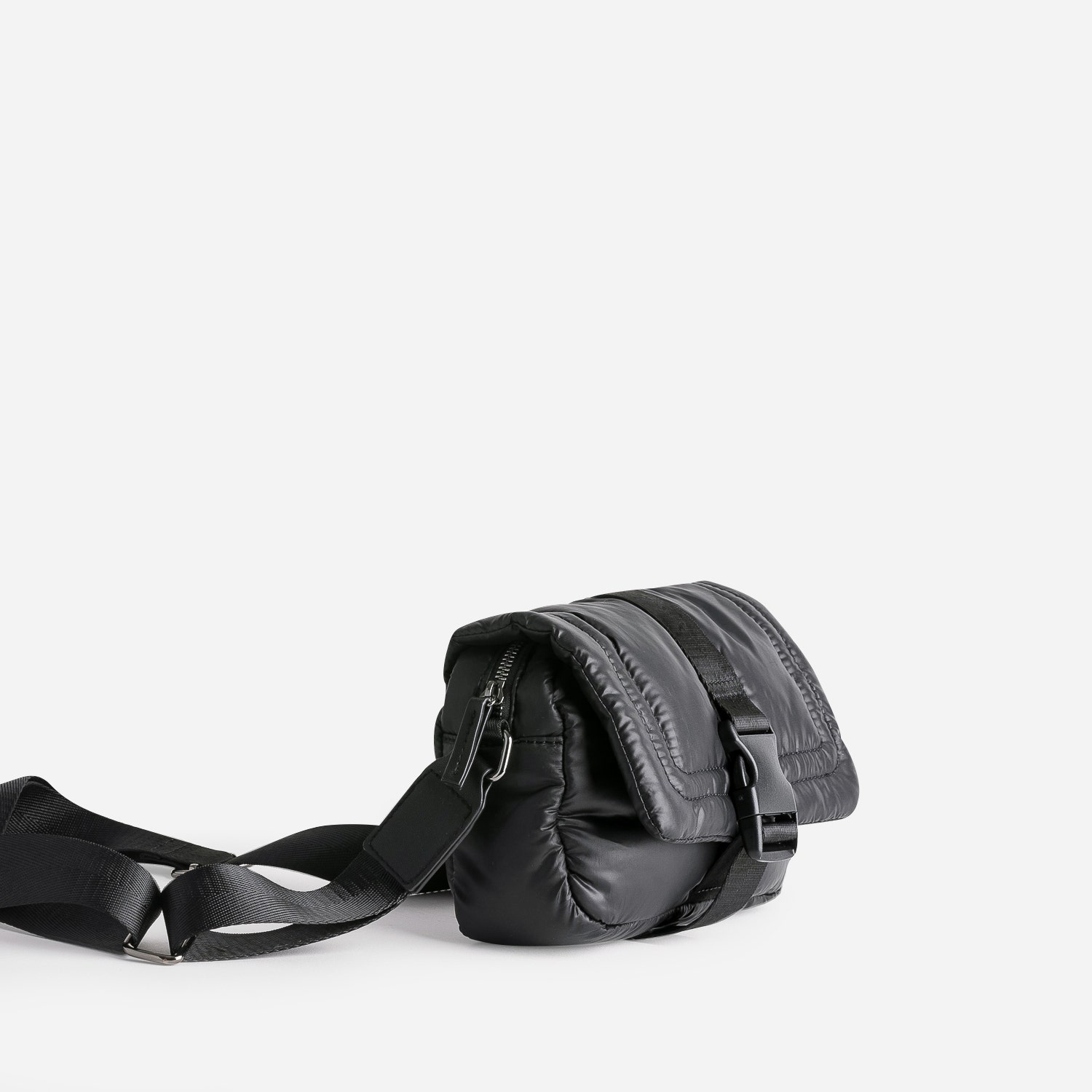 Sac à main TEXTO noir matelassé