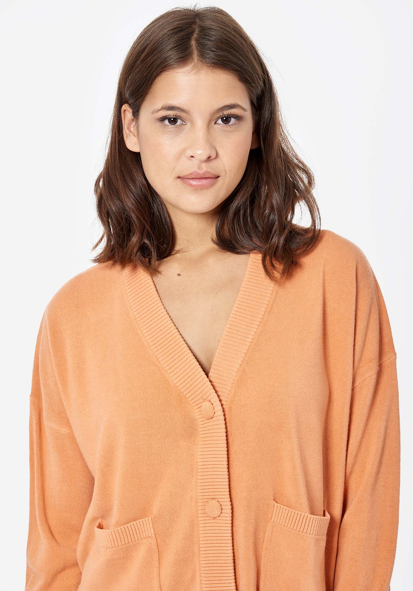 JILET  Gilet orange Femme