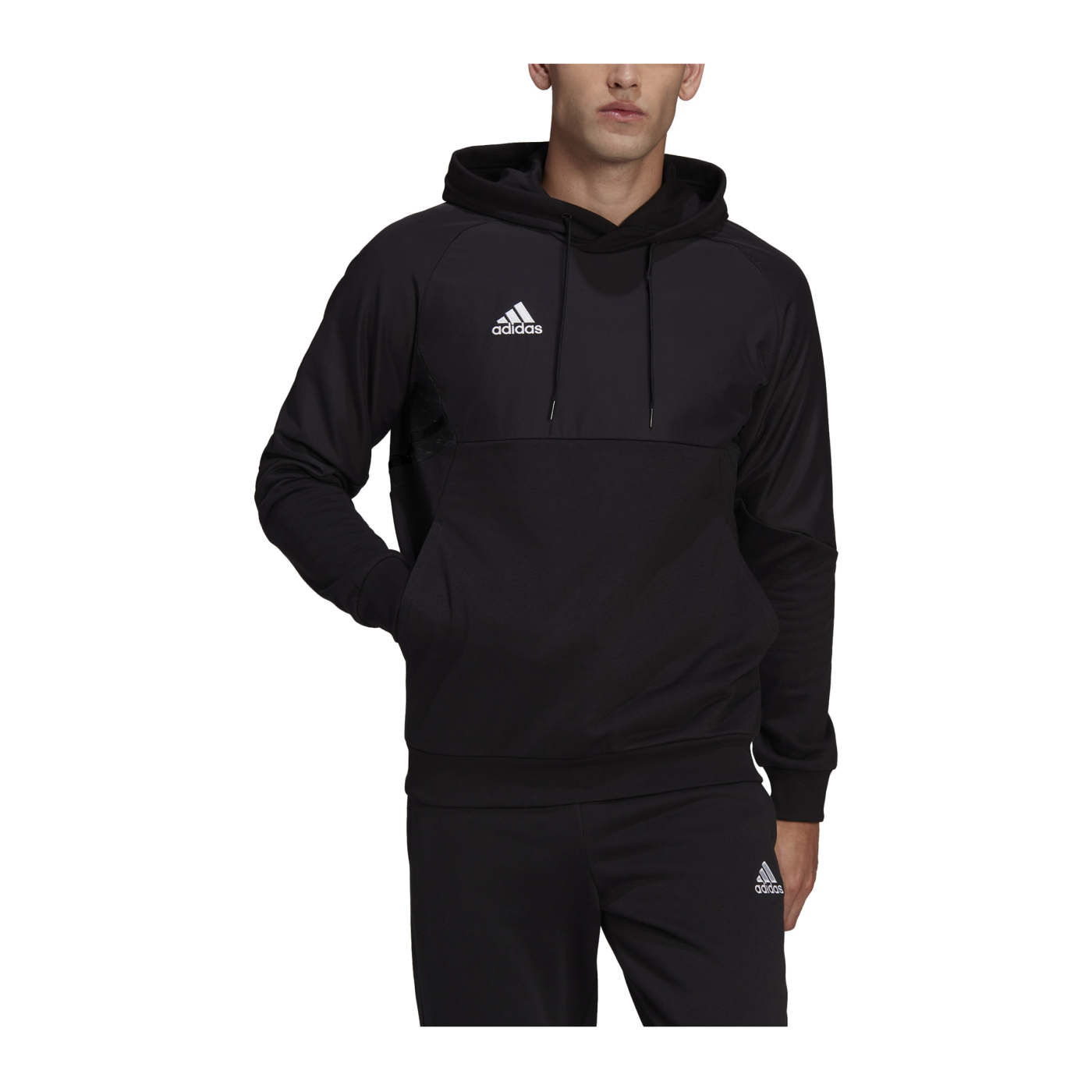 adidas Condivo 22 Hoody Schwarz Weiss