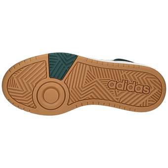 adidas Hoops 3.0 Mid Sneaker in weiß