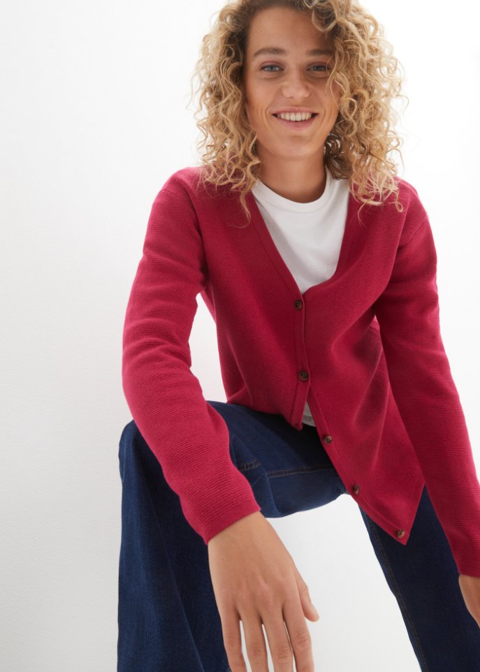 Essential Milano Rib Strickjacke