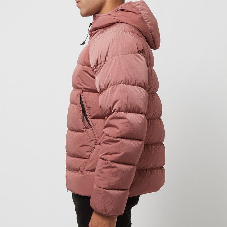 C. P. Company Eco-Chrome R Goggle Down Jacket cedar wood